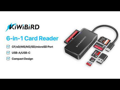 6-in-1 USB-A Card Reader