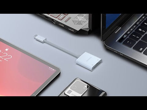 USB C 2 in 1 Card Reader