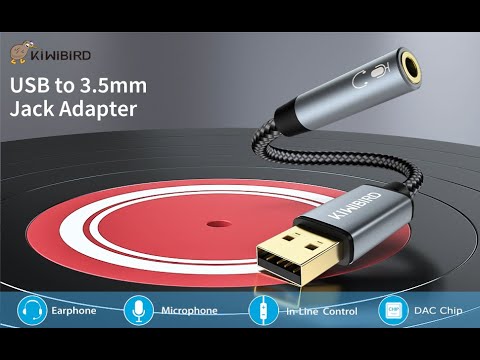 USB to 3.5mm Jack Adapter