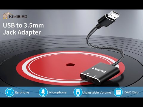 USB to 3.5mm Audio Adapter